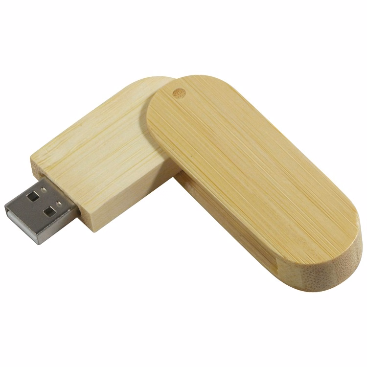 1032FMS - Wood Swivel Flash Memory Drive V2.0