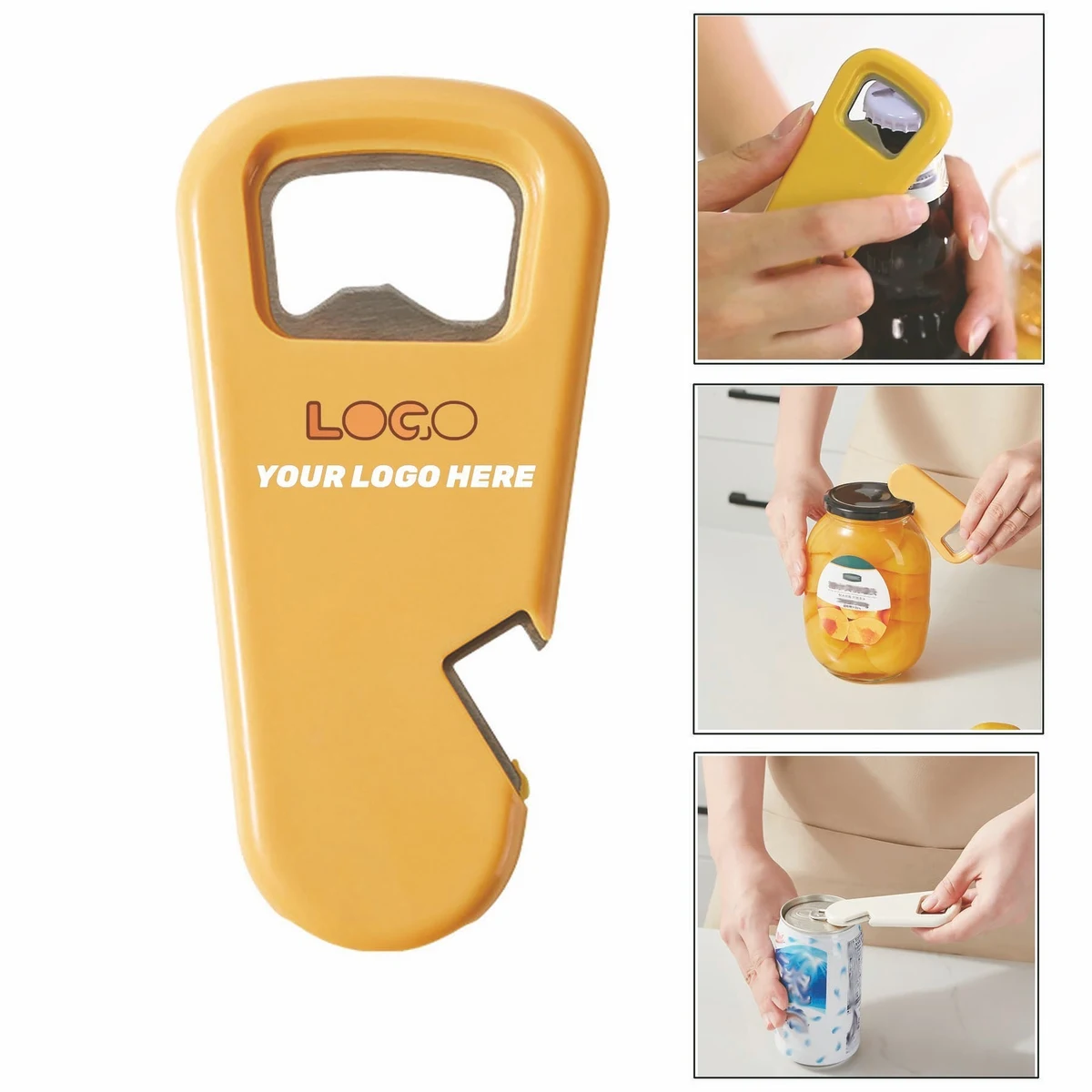 Multi-Functional Bottle Opener with Magnetic Back 1