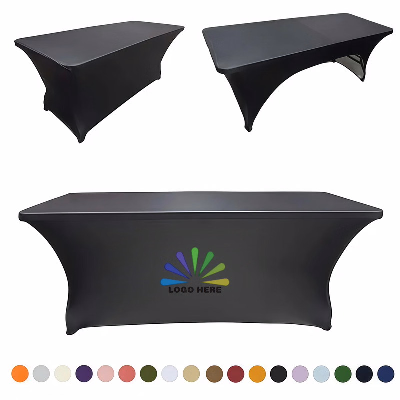 6FT Stretch Tablecloth Fits Rectangular Table