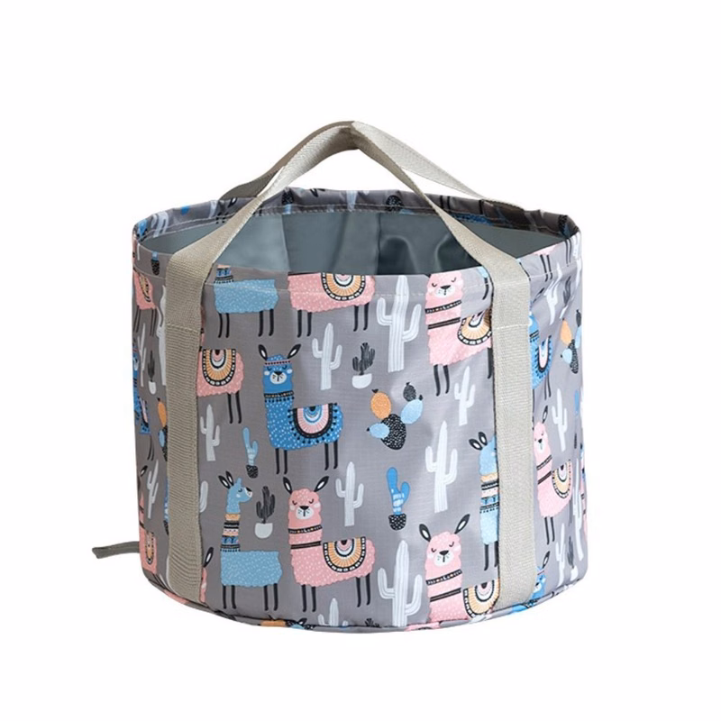 Nylon cloth foldable convenient water basin