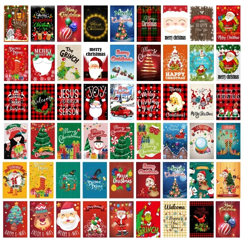 Home Decorative Merry Christmas Garden Flag 1