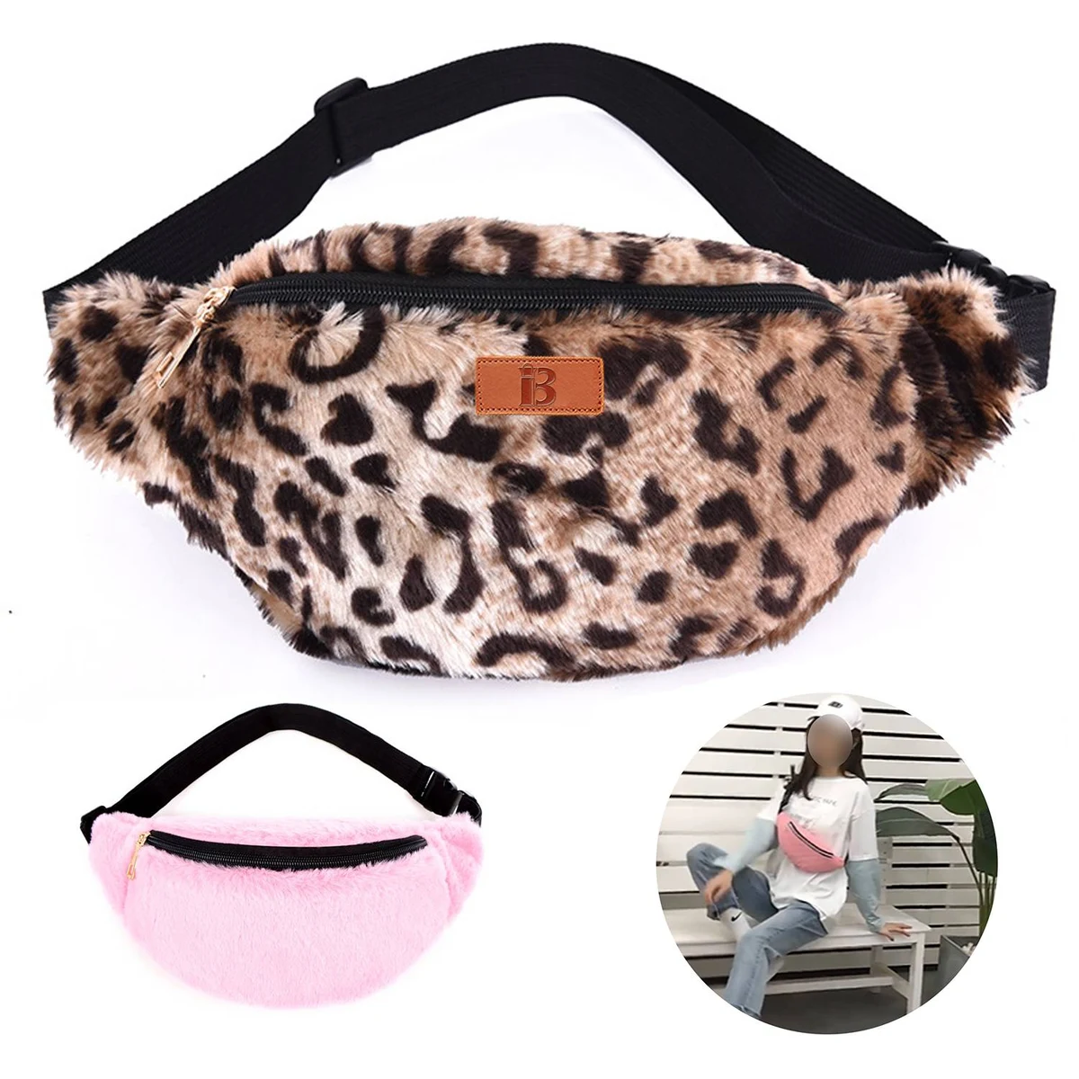 Plush Polyester Chest Bag 1