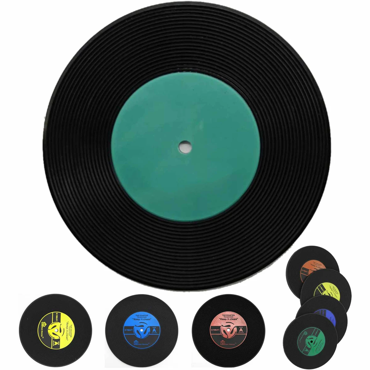 Vinyl Record Drink Coaster 1