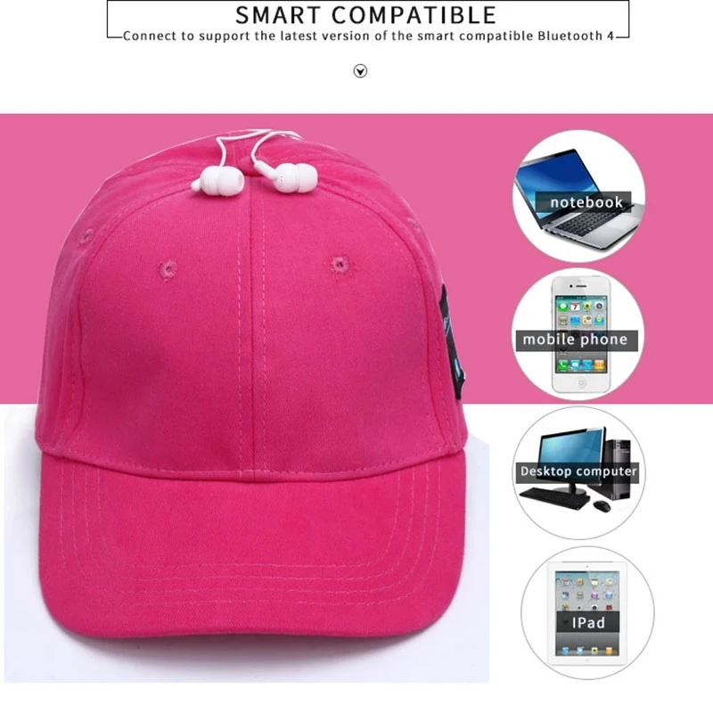 Peaked Cap with Earphones 1