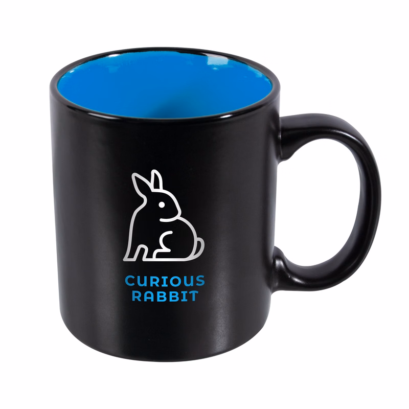 11 oz. Matte Inner Chroma Mug (2 Color Imprint)
