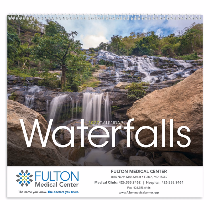 Triumph® Calendars Waterfalls Calendar