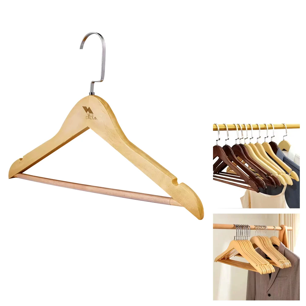 Sturdy Wooden Clothes Hanger 1