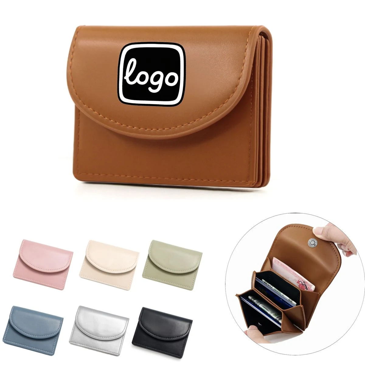 Card Slot Leather Coin Purse 1