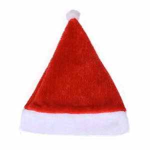 Plush Christmas Hat With Festive Design