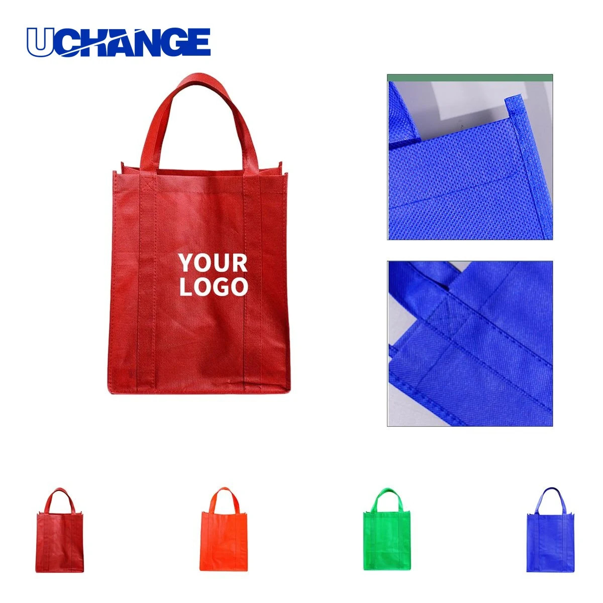 Large Non Woven Grocery Tote Bag Carrier 1