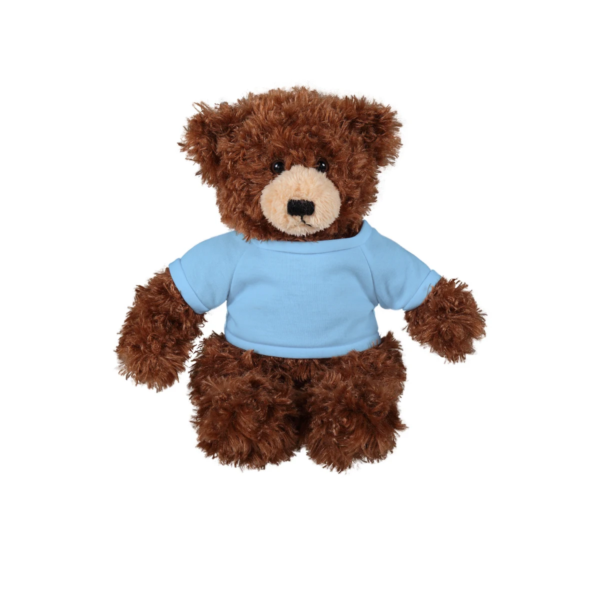 soft plush Chocolate Brandon Bear with t-shirt 1