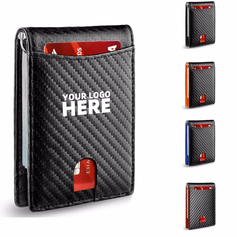 Blocking Bifold Genuine Leather Wallet