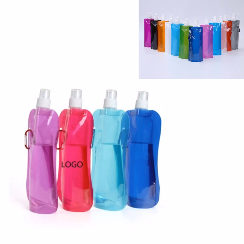 Flex Foldable 16 oz Water Bottle with Carabiner