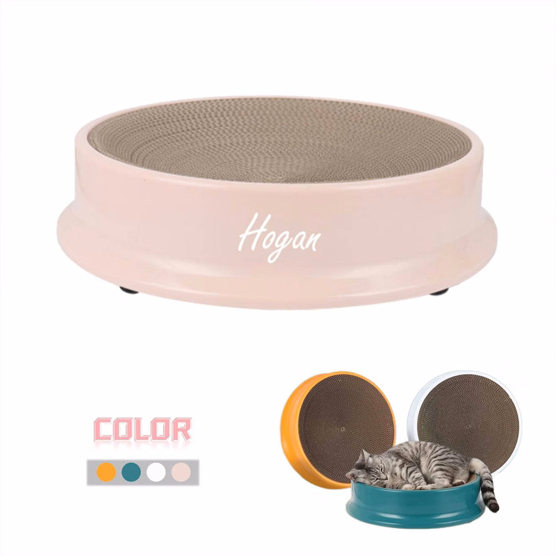 Round Cat Scraper Litter