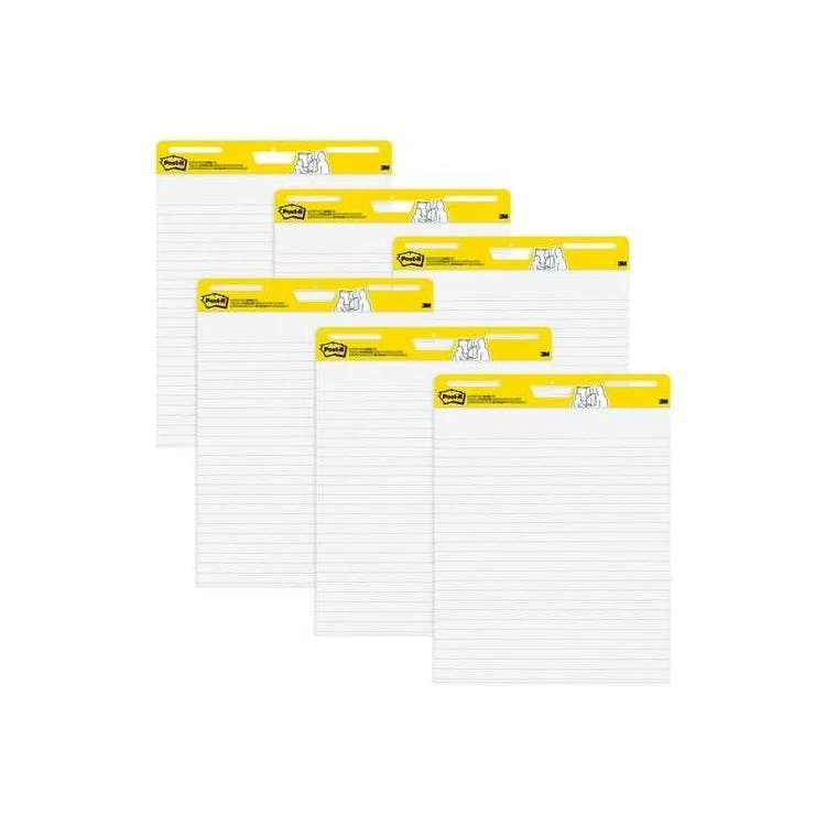 Post-It Super Sticky Easel Pads - Ruled 25" x 30" 1