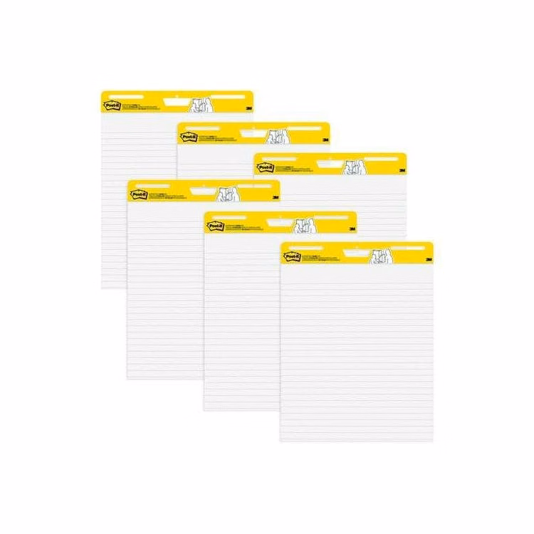 Post-It Super Sticky Easel Pads - Ruled 25" x 30"