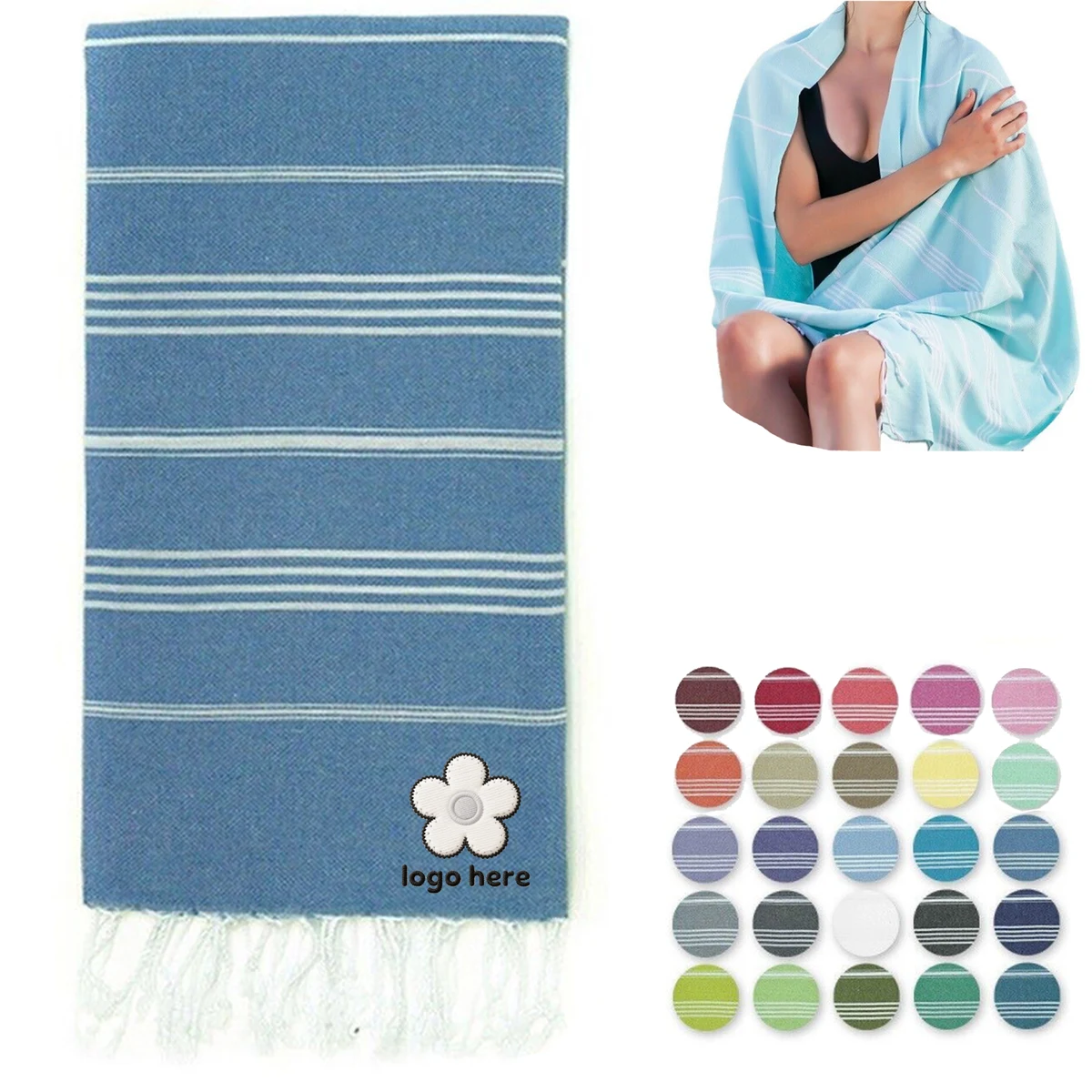 Oversized Turkish Cotton Towel 1