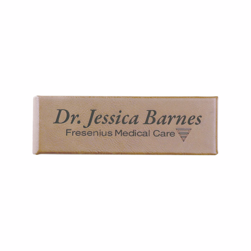 Dark Brown Leatherette Double Pen Case