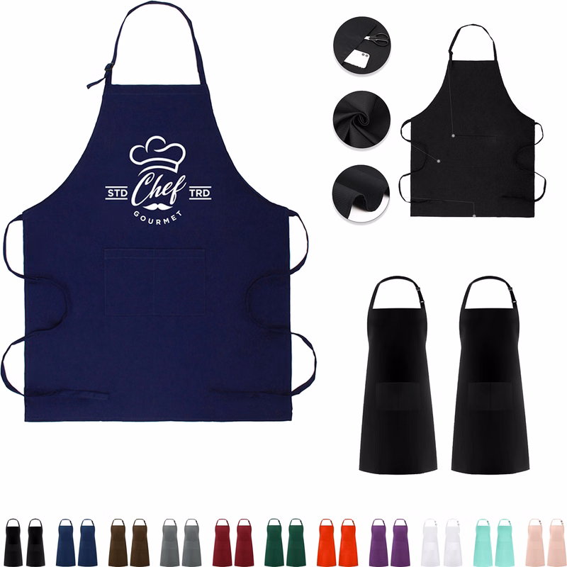 MOQ 10pcs Durable 2-Pocket Apron
