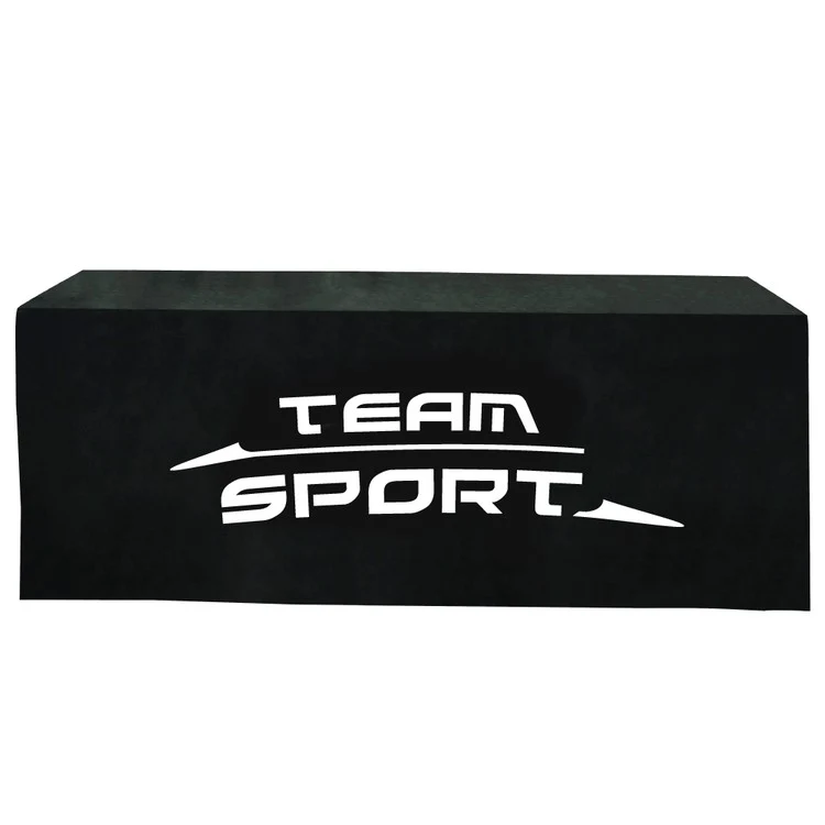 8' Fitted, 4 Sided Screen Print Value Quantity Table Cover 1