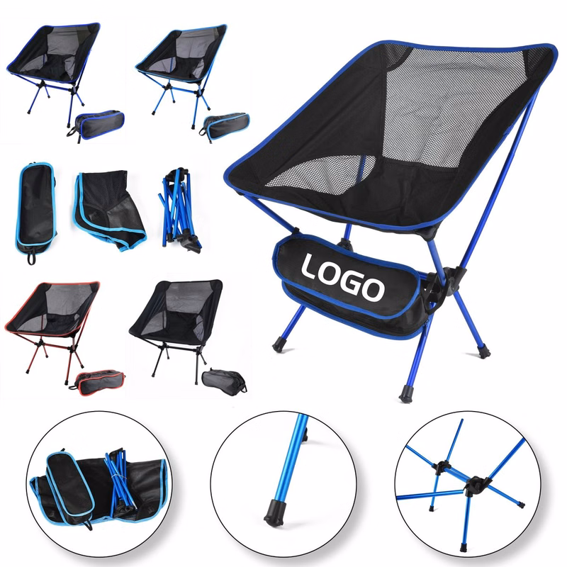 Aluminum Frame Compact Outdoor Camp Chair with Nylon Mesh