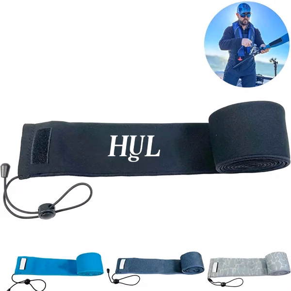 Neoprene Waterproof Fishing Rod Sleeve w/ Lanyard