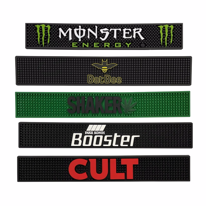 PVC/Rubber 3D Heavy-Duty Bar Mat  21''x3 1/2''