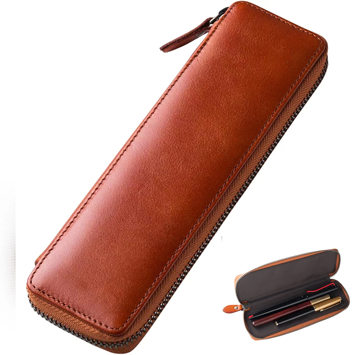 Pencil Case Leather Pouch 1