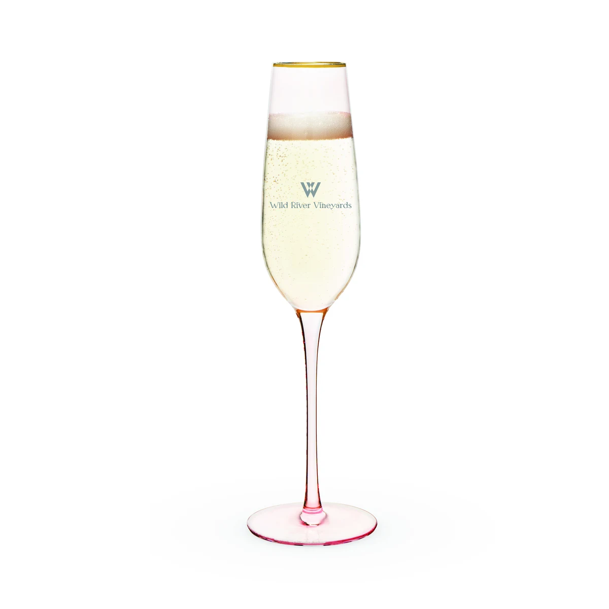 Twine Living® Rose Crystal Champagne Flute, set of 2 1