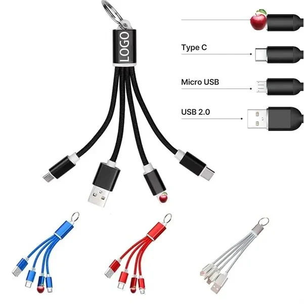 Multi Keychain 3" 1 Charging Cable 1