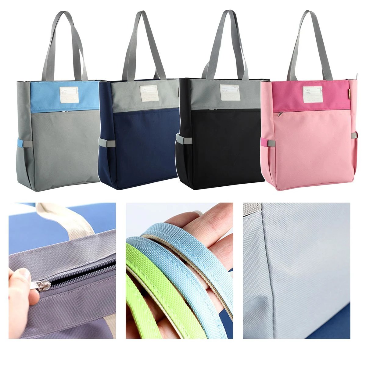 Reusable Carry-Handle School and Library Bag 1