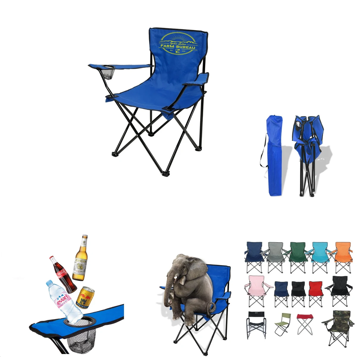 Deluxe Folding Captain Chair With Carrying Bag 1