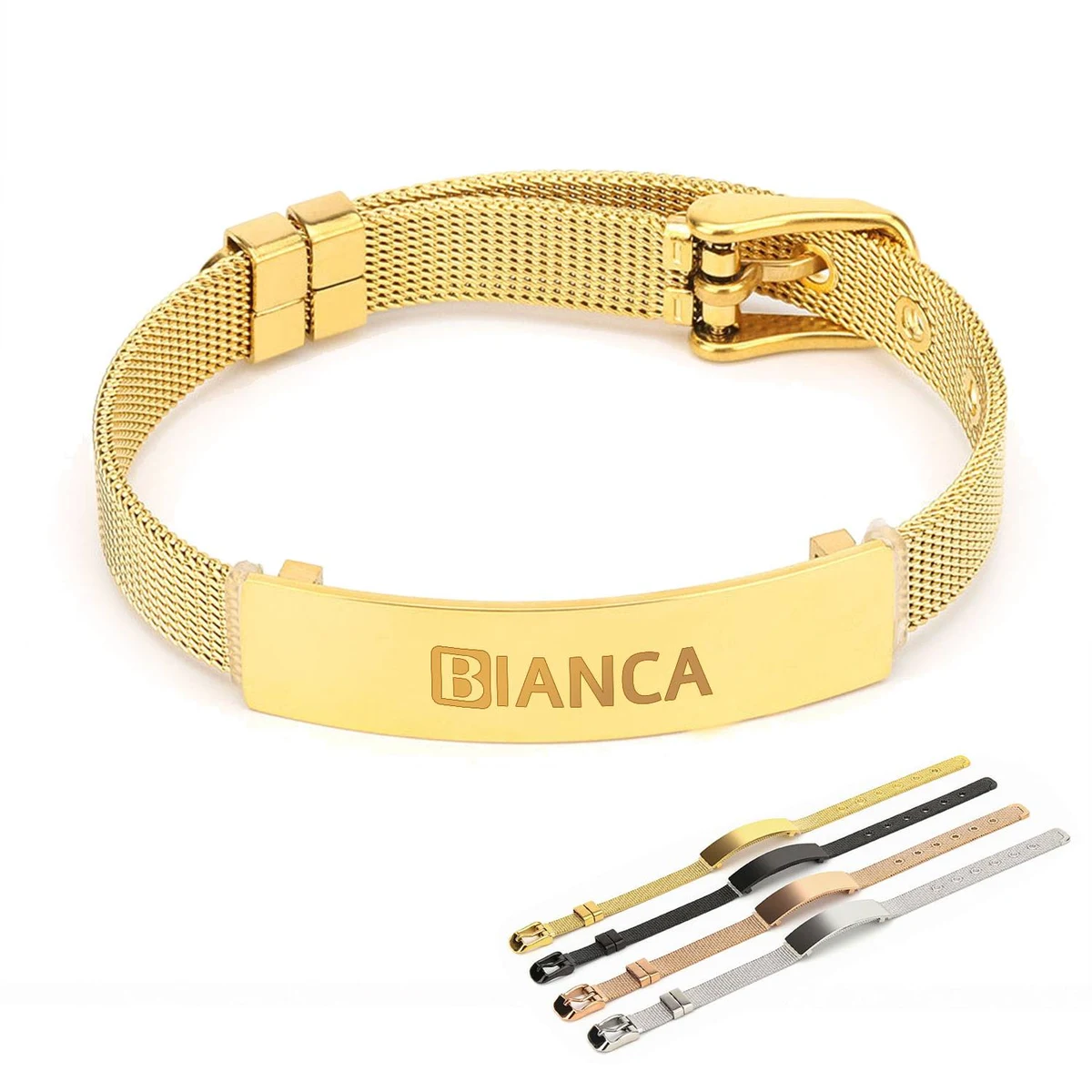 Stainless Steel DIY Engraved Bracelet 1