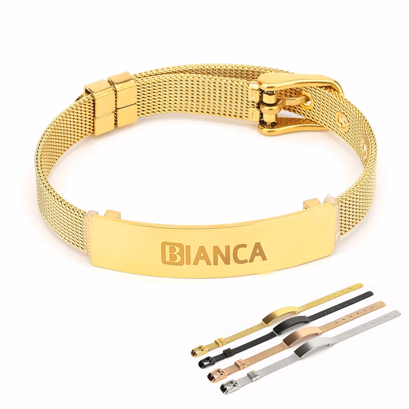 Stainless Steel DIY Engraved Bracelet