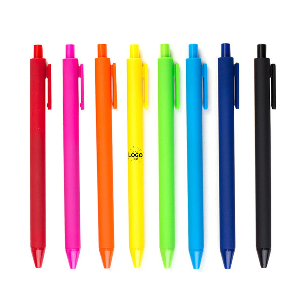 Candy Color Plastic Click Pen 1