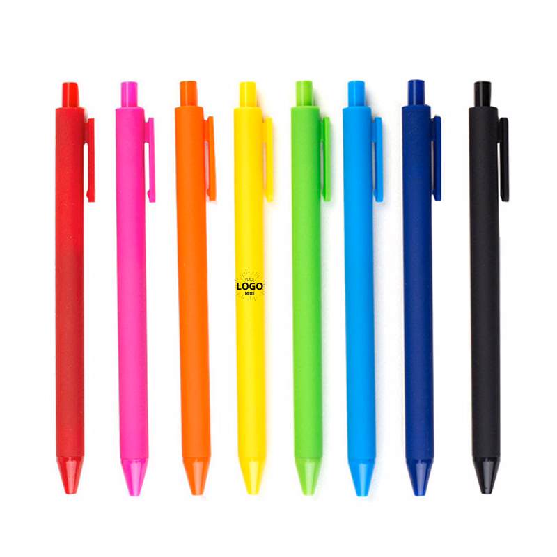 Candy Color Plastic Click Pen