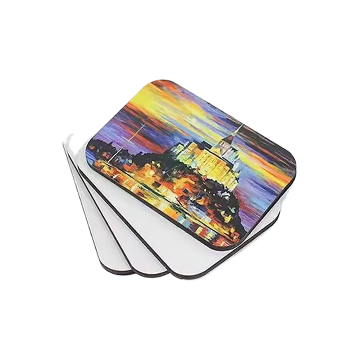 Sublimation Rectangle Shape MDF Fridge Magnet 1
