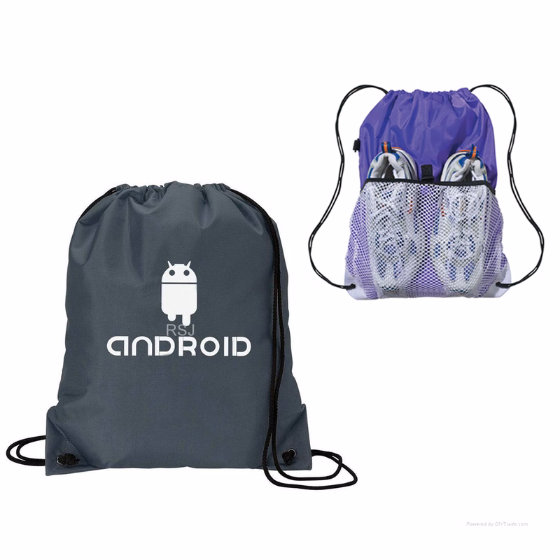 ShoeStash Mesh Drawstring Backpack