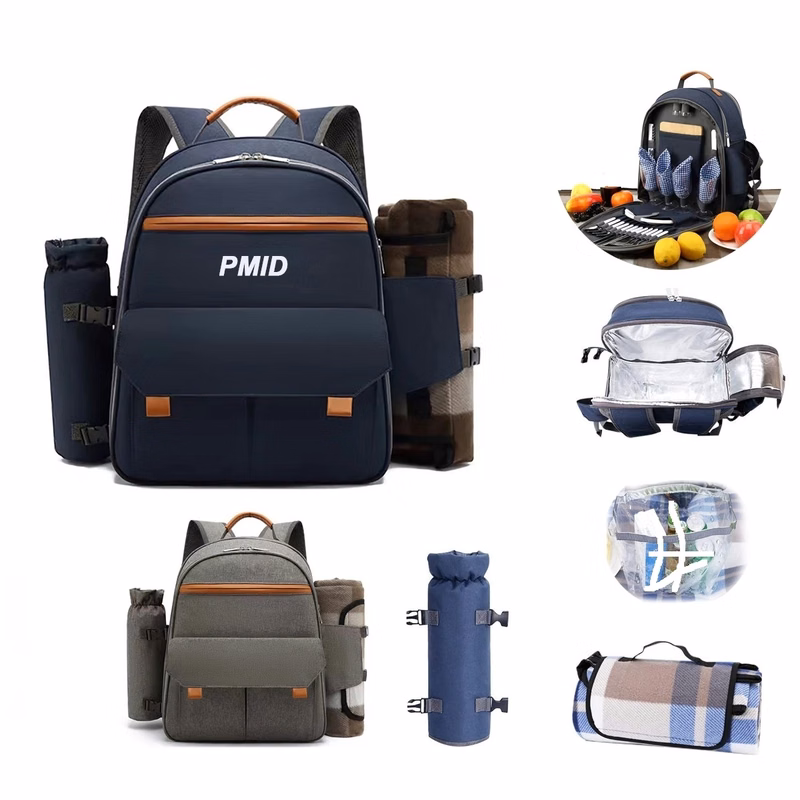 Insulated Cooler Picnic Backpack With Blanket