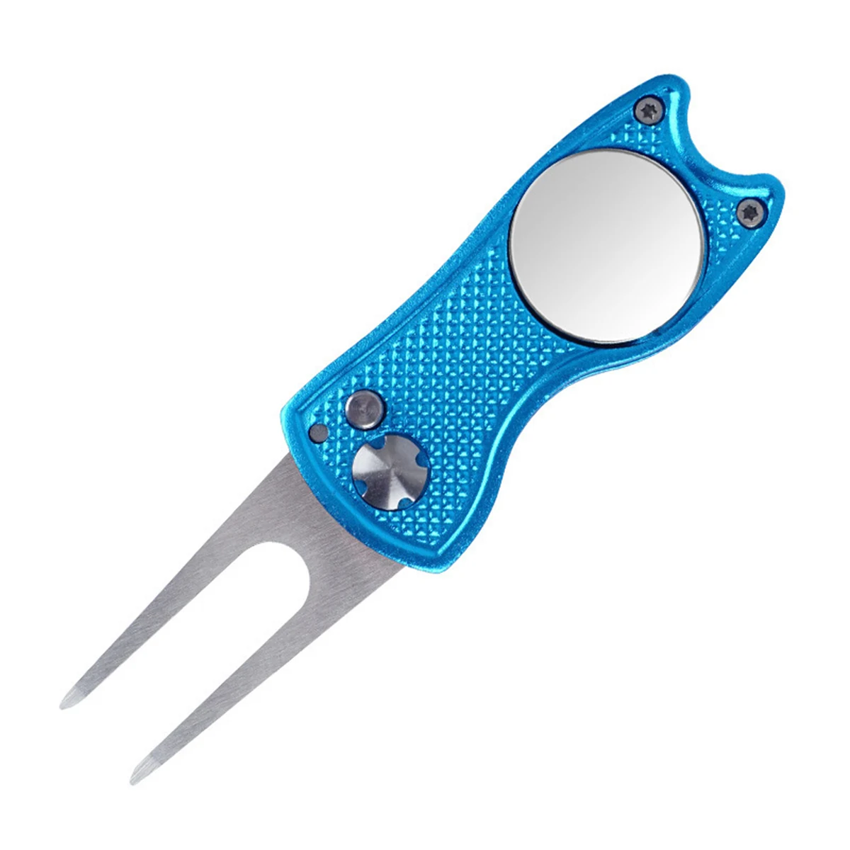 Stainless Steel Foldable Golf Divot Repair Tool 1
