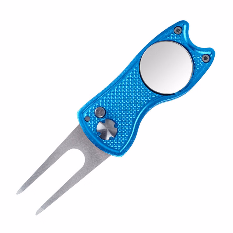 Stainless Steel Foldable Golf Divot Repair Tool