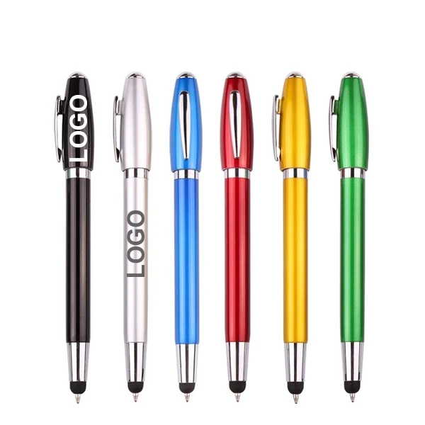 Plastic Pen with Stylus Tip 1