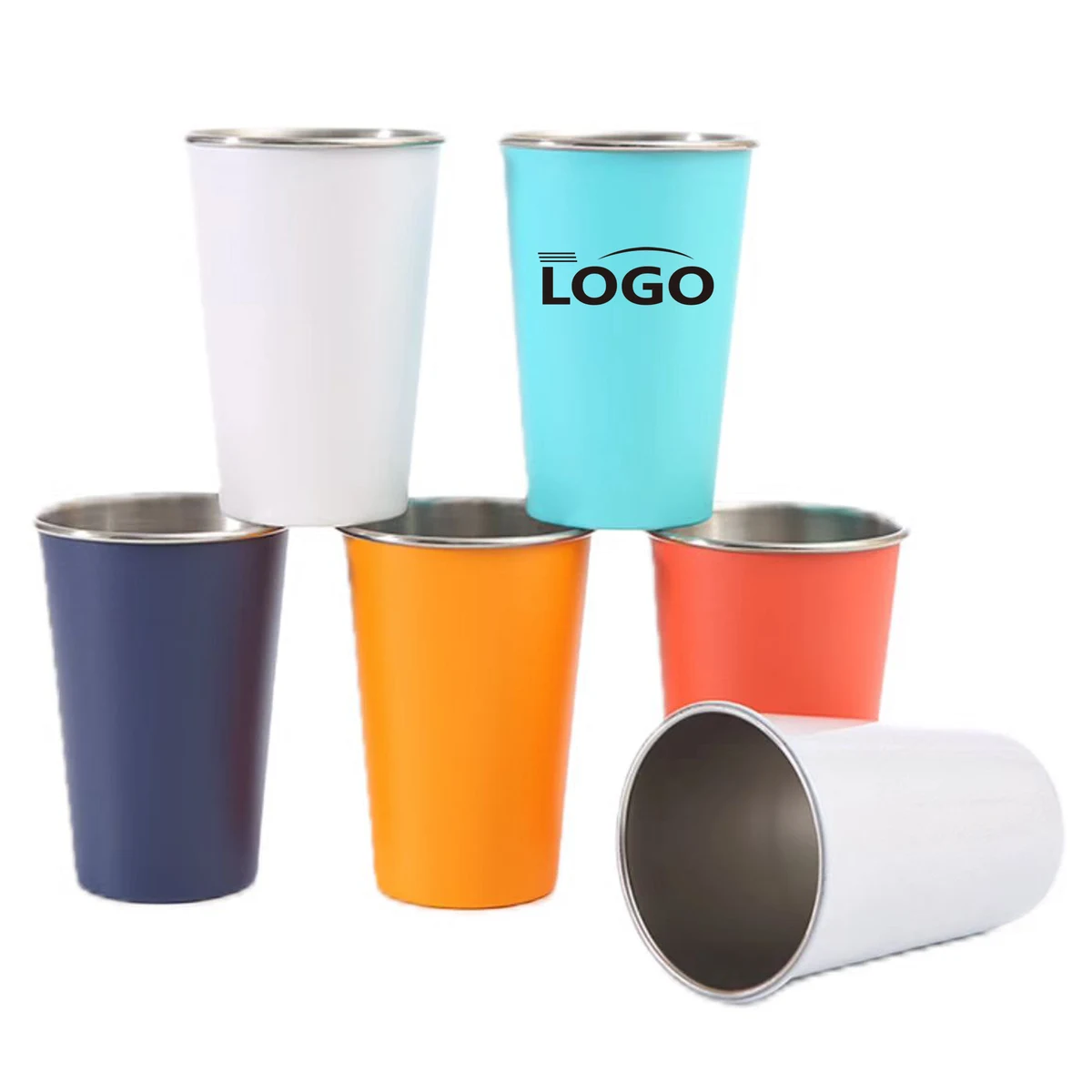 Stainless Steel Cups 16 oz Pint Cup 1