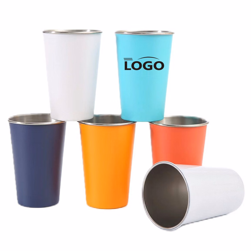 Stainless Steel Cups 16 oz Pint Cup