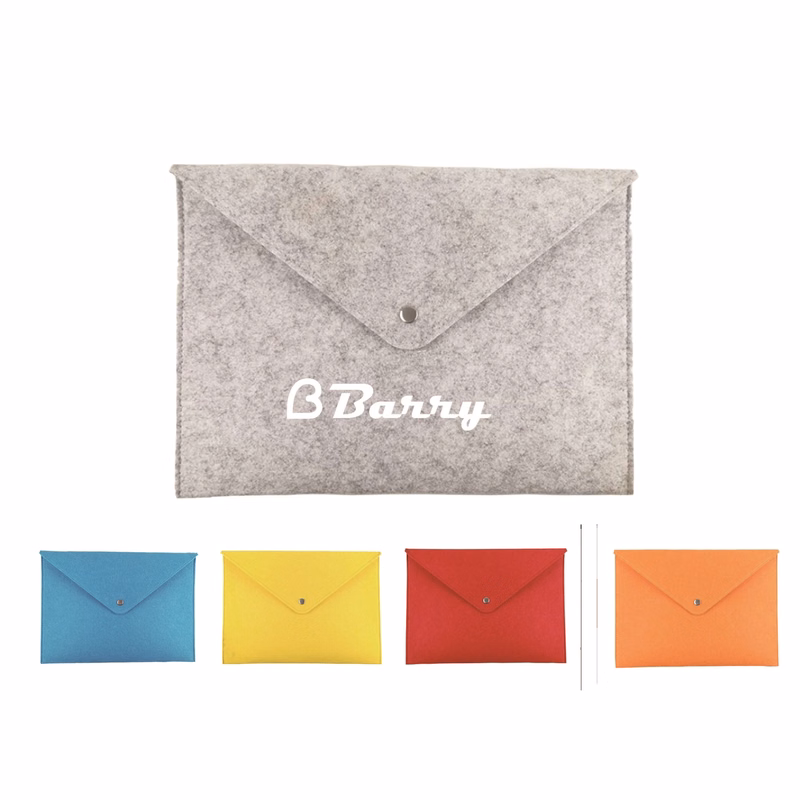 Portable Durable Felt Holder Envelop Document Bag