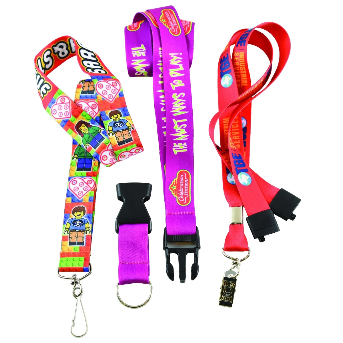 3/4" Dye-Sublimation Lanyards 1