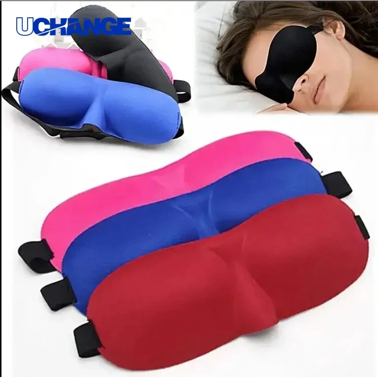 3D Sleep Eye Mask Contoured Fit for Rest and Travel 1