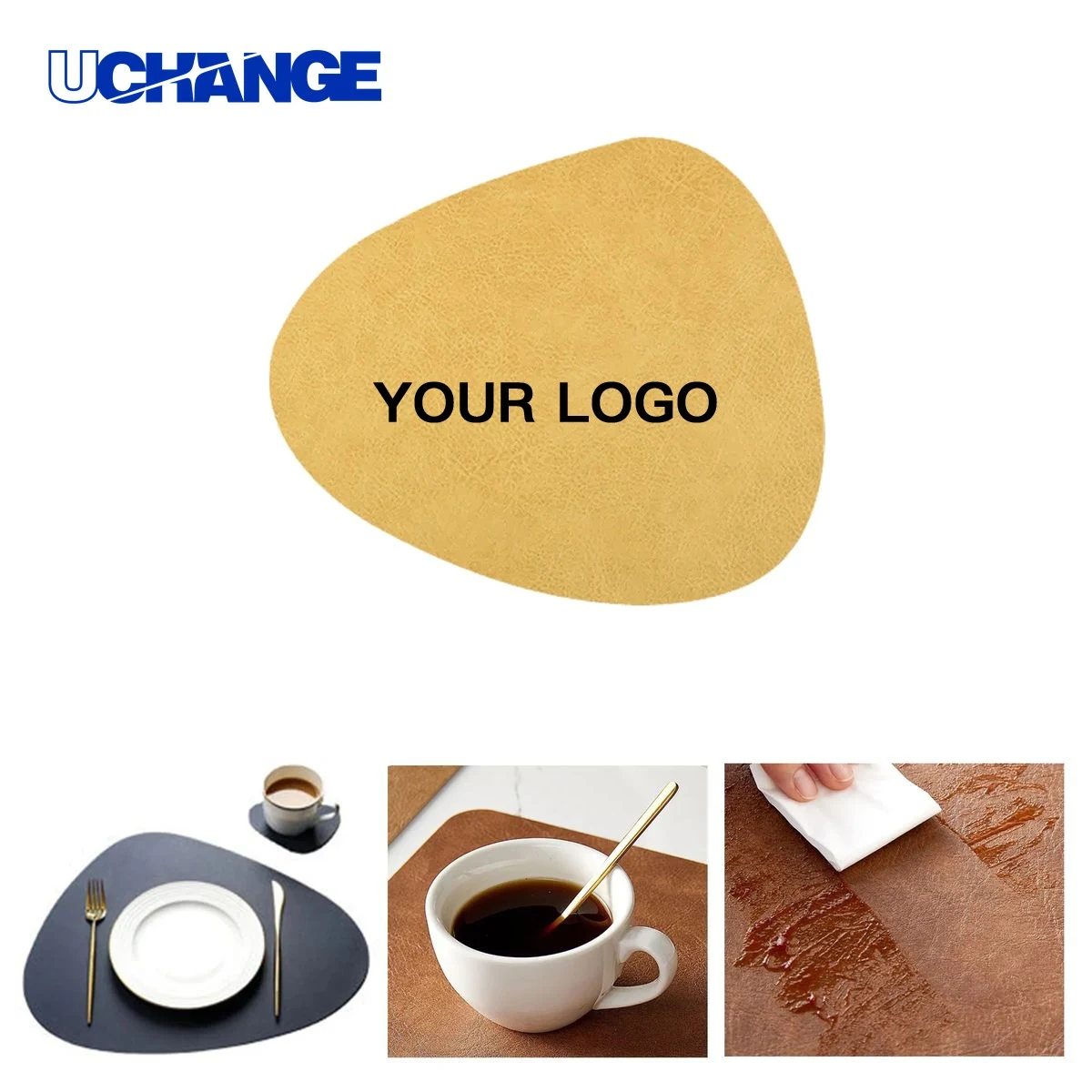 Drink Coaster Insulated with Textured Surface 1