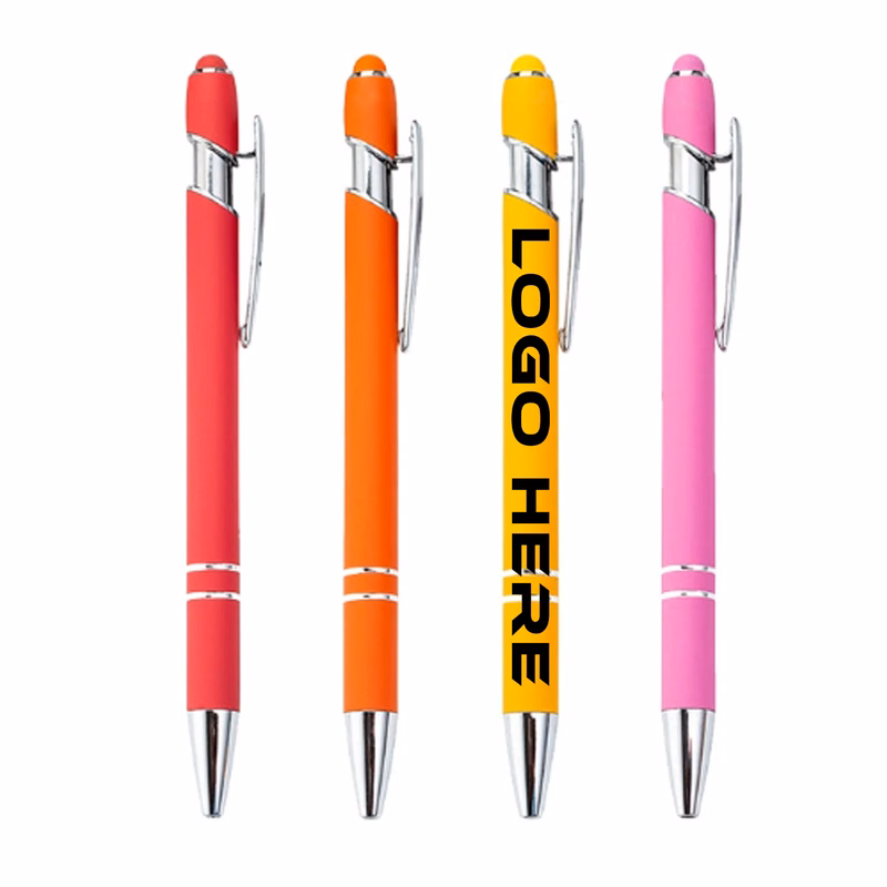 Luxury Metal Stylus Pen with Comfortable Rubberized Grip