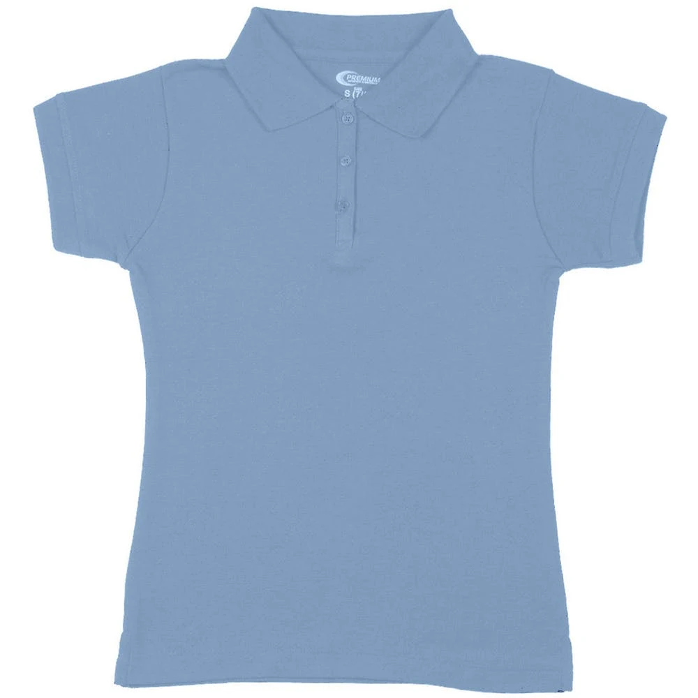 Girls' Polo Shirts - Light Blue Size 10/12 (M) 1